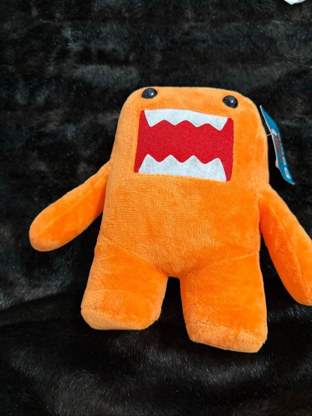 Licensed Japanese Domo-Kun 10" Soft Orange Plush Doll-Brand New with Tags!!